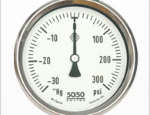 large face pressure gauge